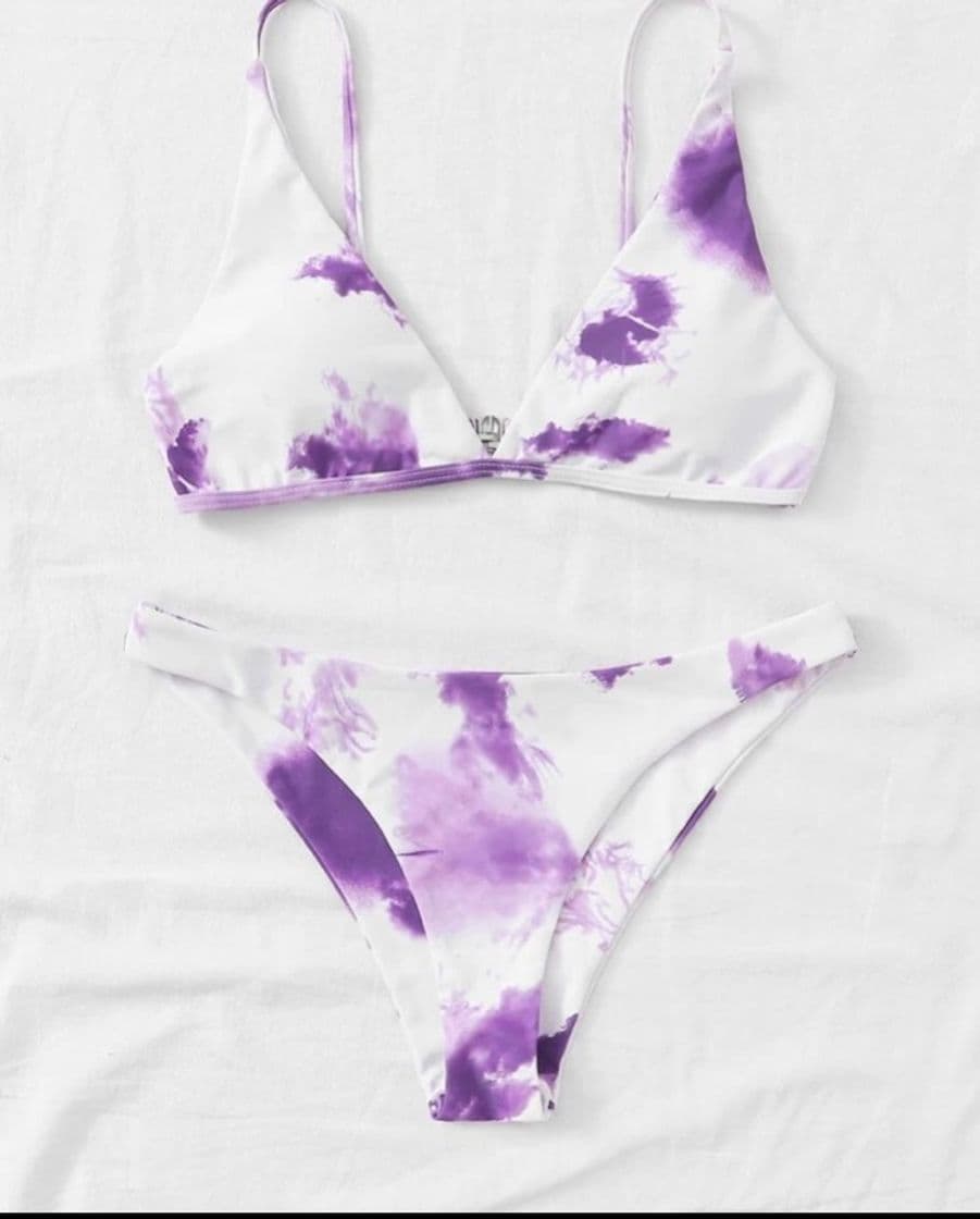 Product Bikini tie dye morado