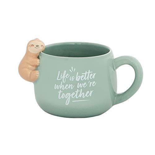 Product Mr. Wonderful WOA09588EM Taza Life is better when we're together-Colección Oso Perezoso