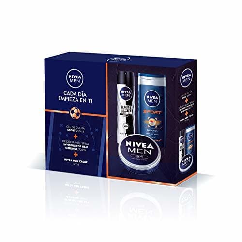 Beauty NIVEA MEN Pack Creme, set de regalo con crema hidratante NIVEA MEN