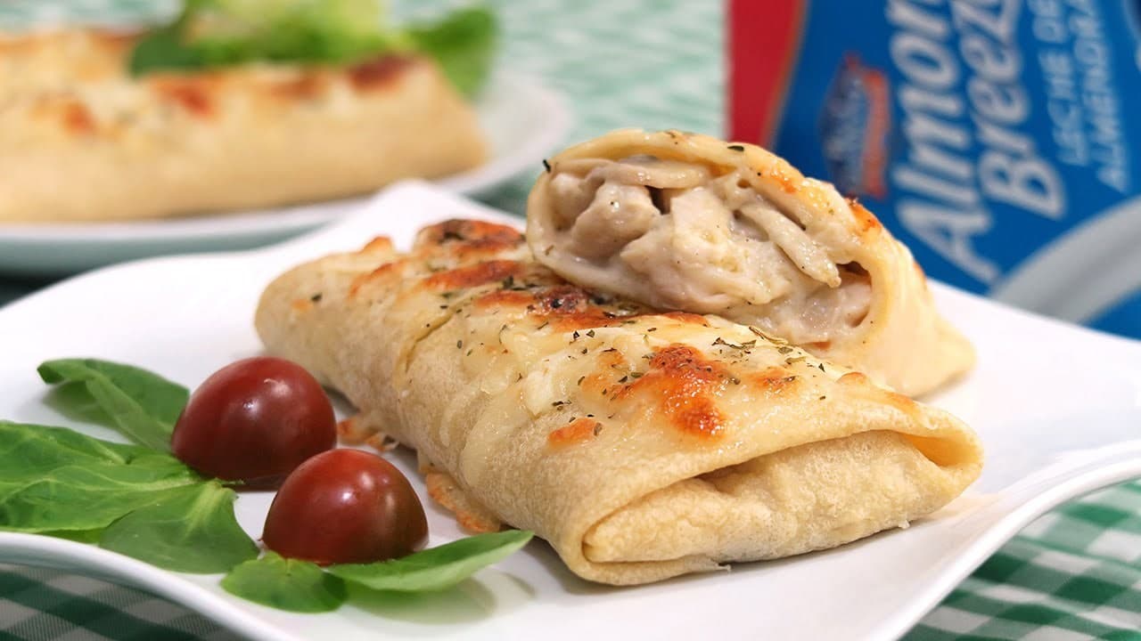 Fashion Crepes rellenos de pollo y bechamel