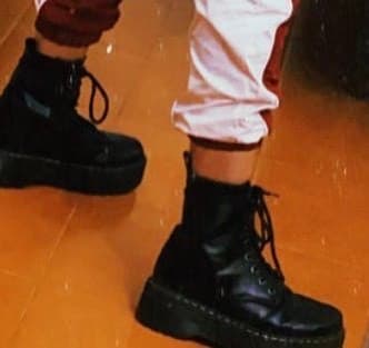 Fashion Botas militar negras