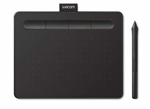 Electrónica Wacom Intuos S Tableta Gráfica Negra – Tableta Gráfica Portátil para pintar