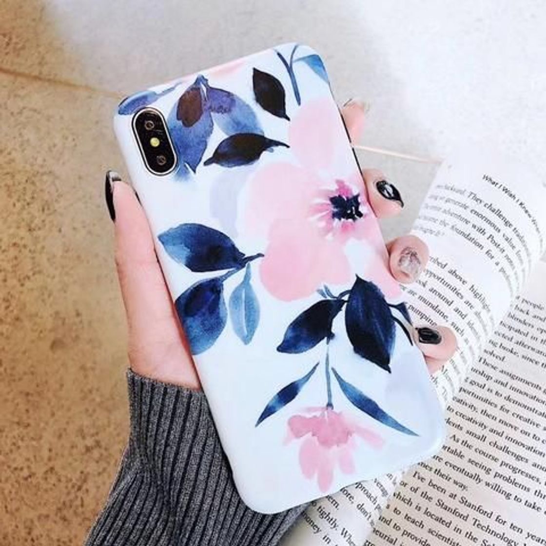 Moda USLION Glossy Flower Case for iPhone 7 Plus XS Max XR X Diasy ...