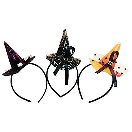 Place weimay disfraces de Halloween Mujer Diadema Sombrero de Brujas pelo Hoop Hairband