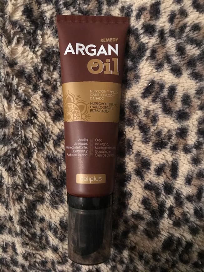 Product Mascarilla sin aclaro Mercadona gama argan oil