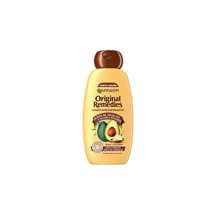 Belleza Garnier Original Remedies Aceite de aguacate y manteca de karité Champú para