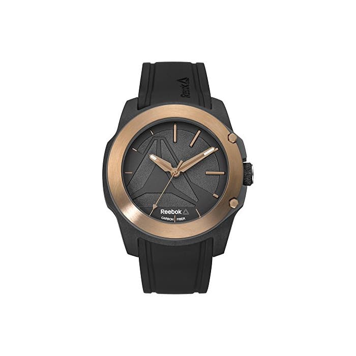 Moda Reebok Reloj Analógico para Hombre de Cuarzo con Correa en Silicona RD-DUN-G2-CBIB-B3