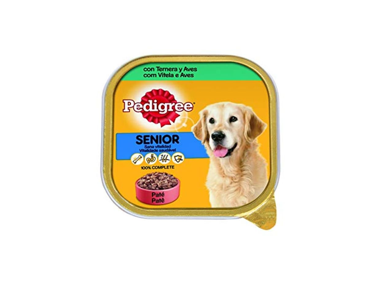 Product Pedigree Tarrina para perros senior de ternera y aves 300g