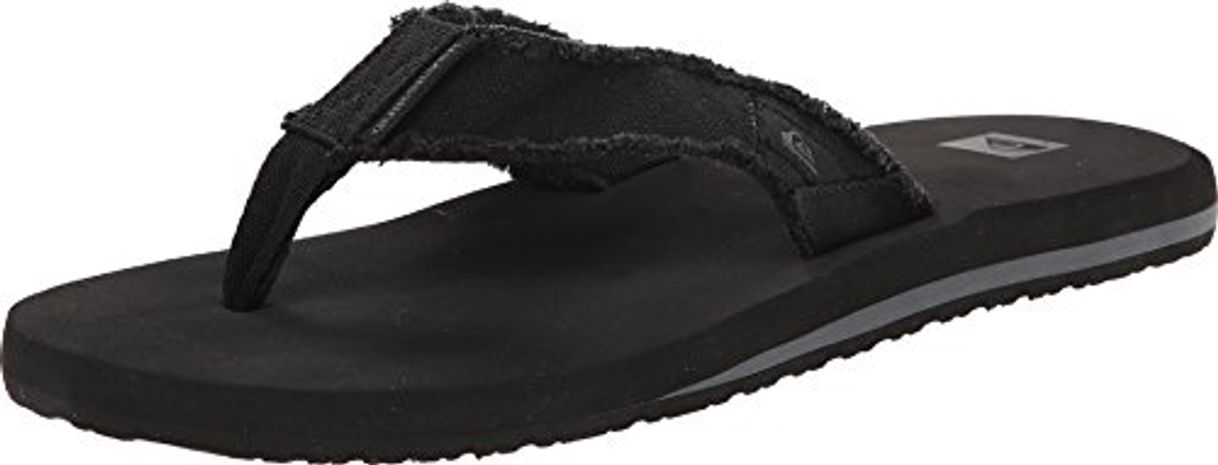 Fashion Quiksilver Monkey Abyss M SNDL, Sandalias con Plataforma Plana para Hombre, Negro