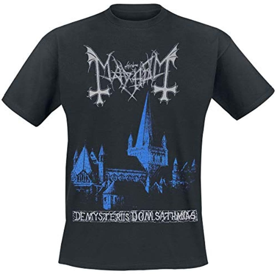 Fashion Mayhem De Mysteriis Dom Sathanas Hombre Camiseta Negro M