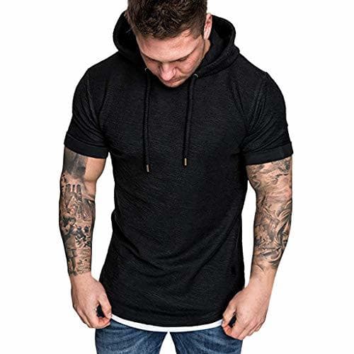 Fashion Beikoard_Falsa Camiseta de Dos Piezas para Hombres