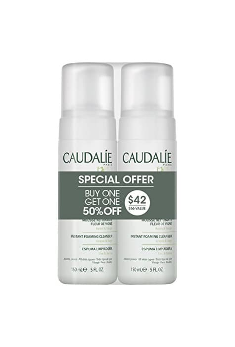 Beauty Caudalie Duo Espuma Desmaquillante Suave 2x150 Ml