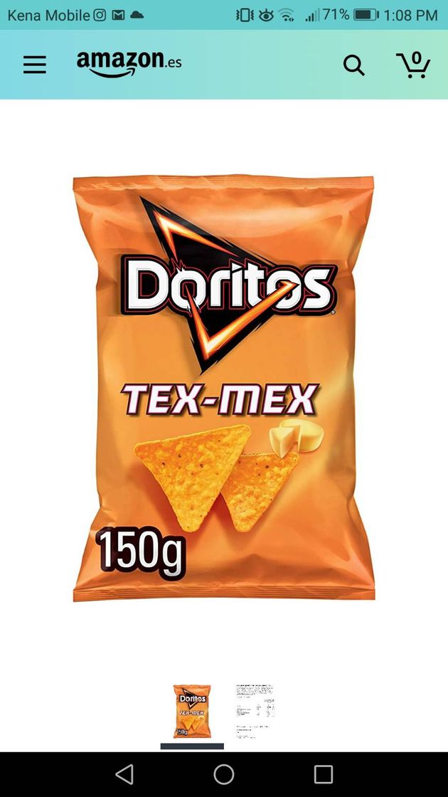 Product Doritos de sabor a queso