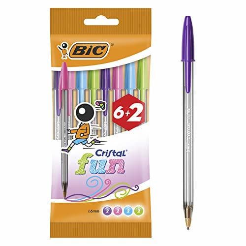 Electrónica BIC Cristal Fun bolígrafos Punta Ancha