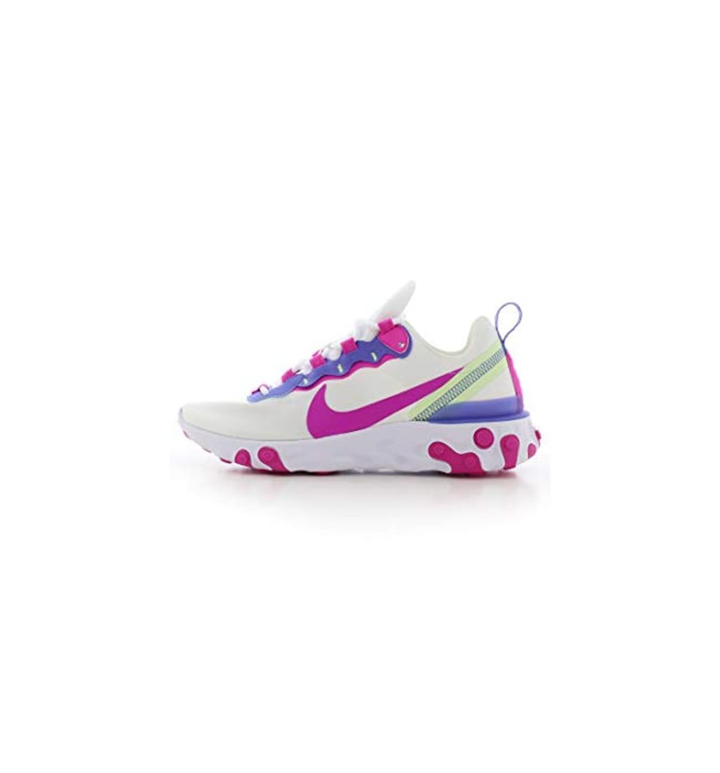 Fashion Nike React Element 55 Women's Shoe, Zapatillas para Correr para Mujer, White