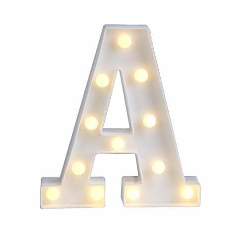 Home Letras luminosas con letras LED de alfabeto