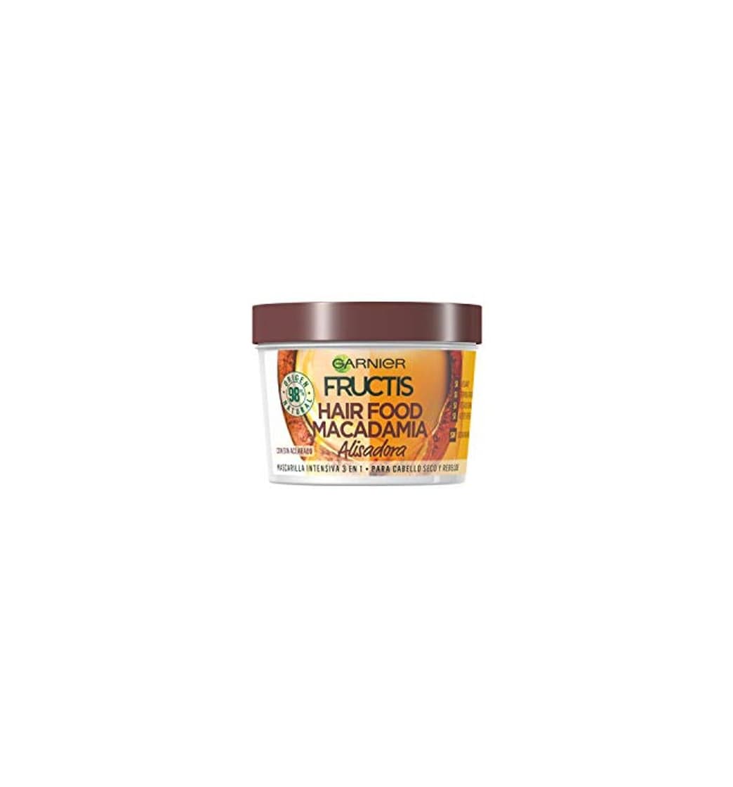 Beauty Fructis mascarilla intensiva hair food macadamia alisadora para cabello seco y rebelde