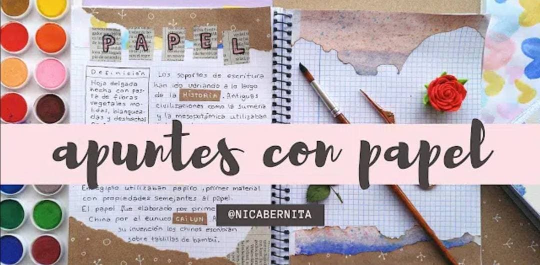 Fashion Apuntes con papel 📄 🖍️