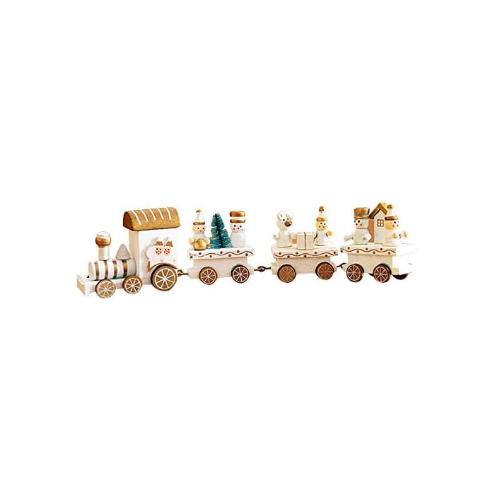 Elemento de la categoría hogar Pequeño tren de Navidad, Holacha Decoraciones de navidad Hecho de maderas para