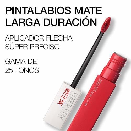 Belleza Maybelline New York Superstay Matte Ink Barra de Labios Mate