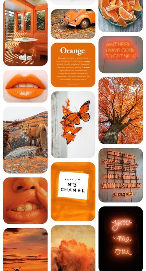 App Collage naranja 