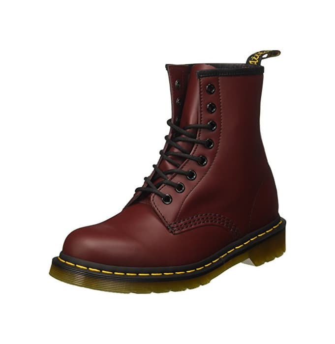 Moda Dr. Martens 1460, Botas Unisex Adulto, Rojo