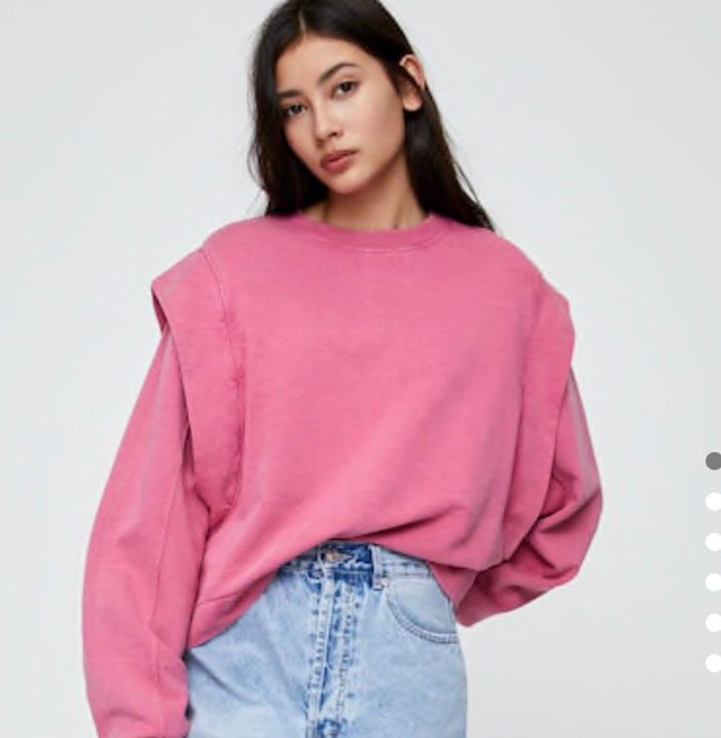 Product Sudadera rosa Bershka 