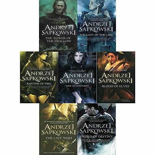 Book Andrzej Sapkowski Witcher Series Collection 7 Books Box Set