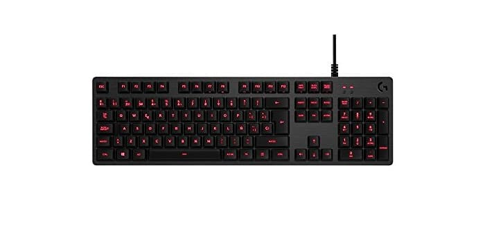 Electrónica Logitech G413 USB QWERTY Español Negro - Teclado