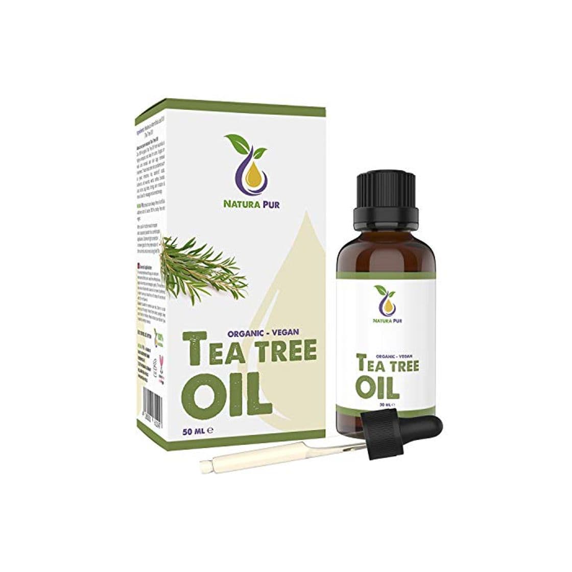 Belleza Natura Pur Aceite de Árbol de Té 50ml - 100% orgánico