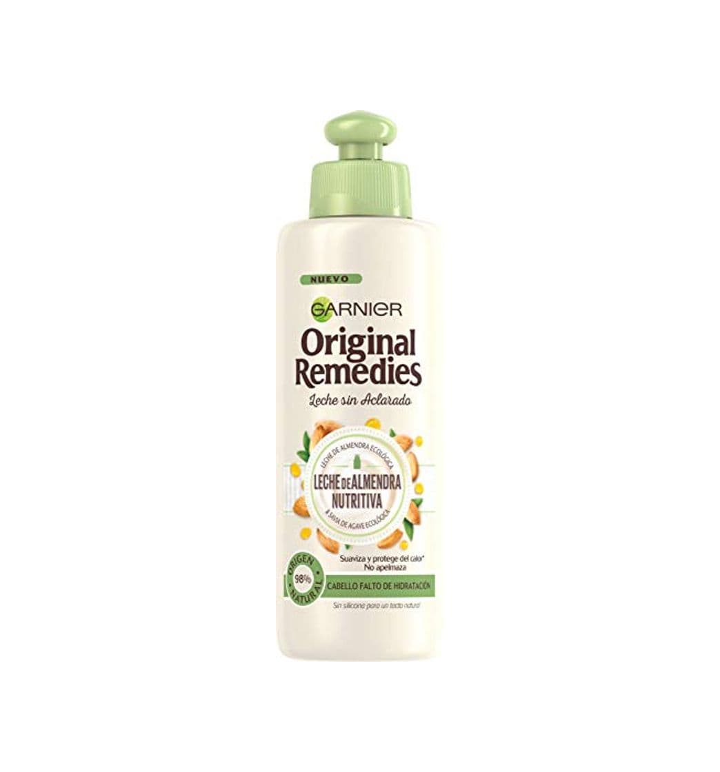 Producto ORIGINAL REMEDIES leche almendras sin aclarado 200 ml