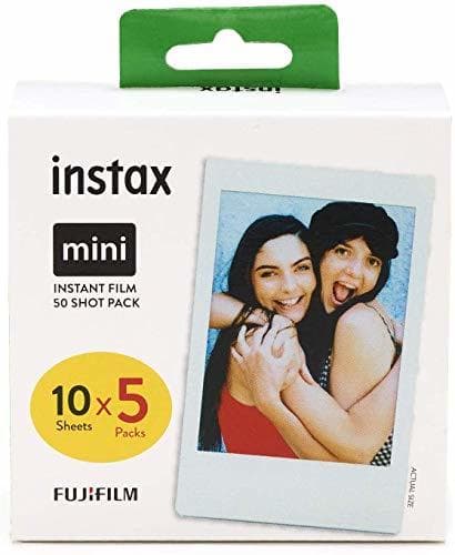 Electronic Fujifilm Instax mini película, Pack of 5 x 10 hojas