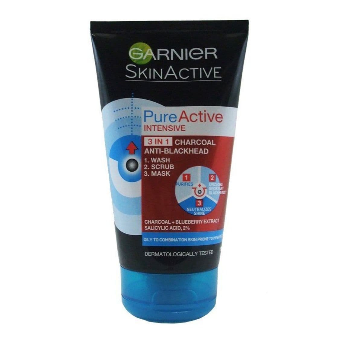 Fashion Garnier Pure Active 3-in-1 Wash, Scrub And Mask 150ml / Dis-Chem ...