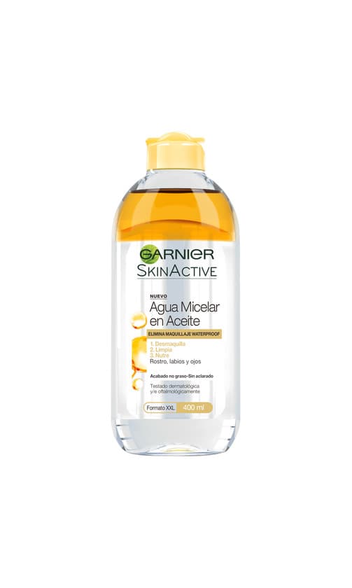 Belleza Garnier Skin Active Agua Micelar en Aceite Pieles  Normales y Sensibles