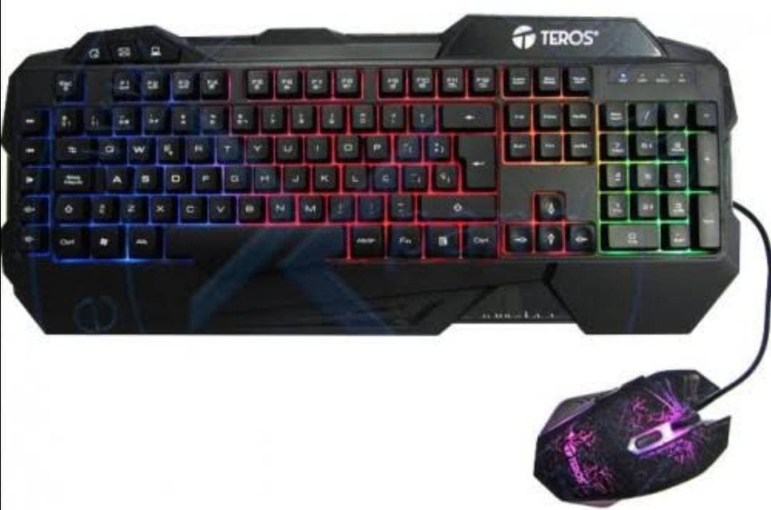 Fashion Teclado y mouse gamer TEROS TE-558CM