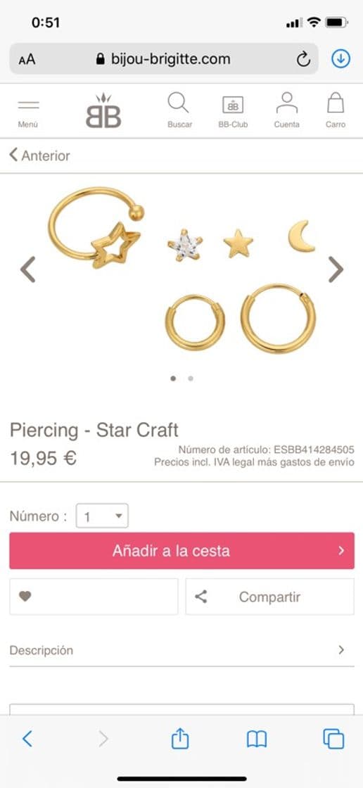 Producto Piercings