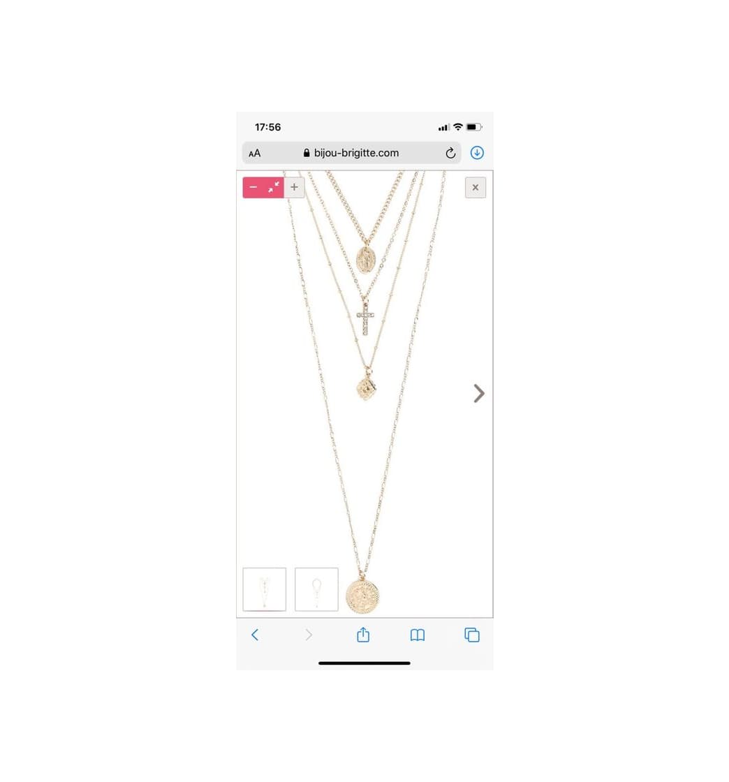 Producto Collares statement en oro