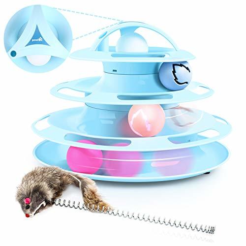 Product Pecute Juguete para Gatos con Diseño de Torre con 4 Pelotas de