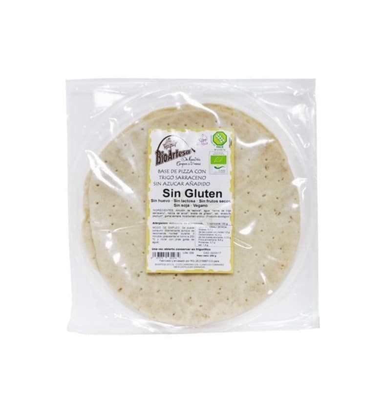 Product Pizza sin gluten – Base para hacer pizza bio