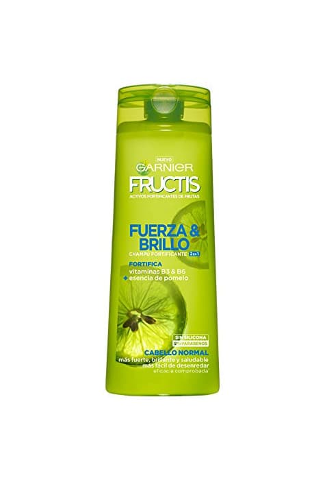 Belleza Garnier Fructis Champú por Fuerza y Brillo 2 en 1-360 ml