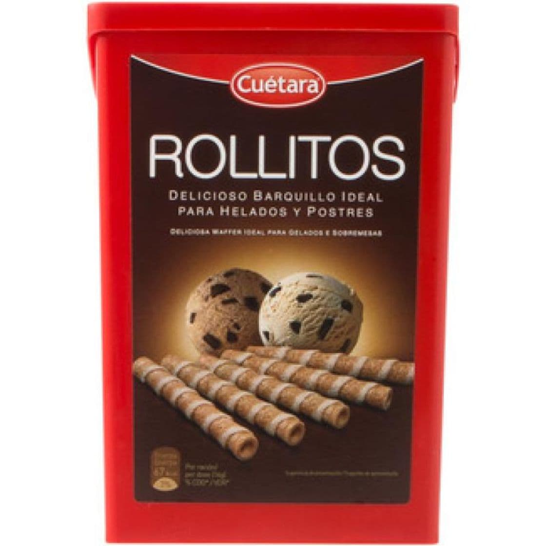 Producto Rollitos de barquillo