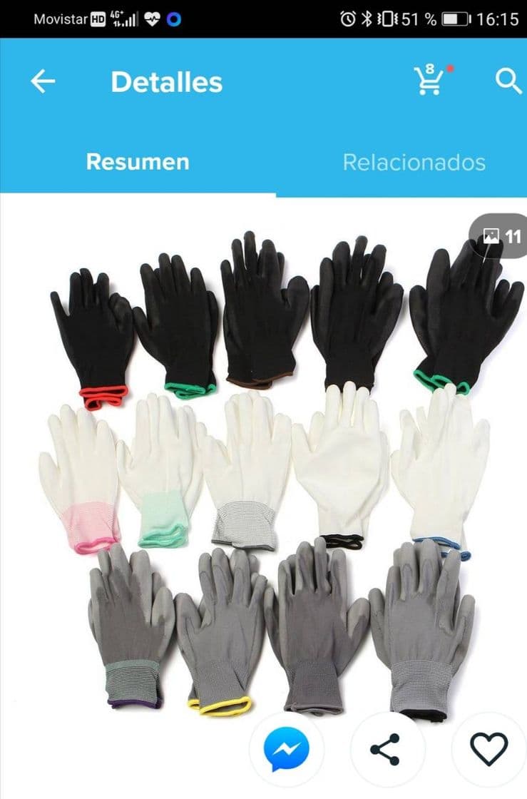 Moda Guantes 