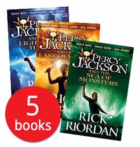 Book Percy Jackson 5 Books Collection Set Pack The Lightning Thief New