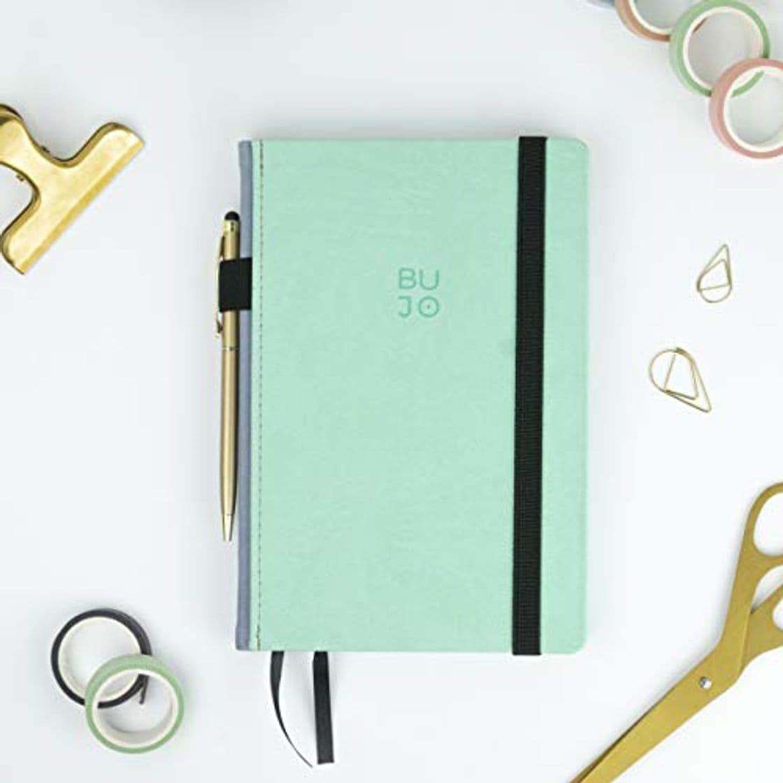 Producto Bullet Journal - BUJO Colors Aqua - Takenote A5 Cuaderno de Tapa