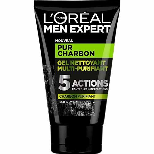 Producto L'Oréal Men Expert Pur Carbón Gel Limpiador Multi-Purifiant Visage para Hombre