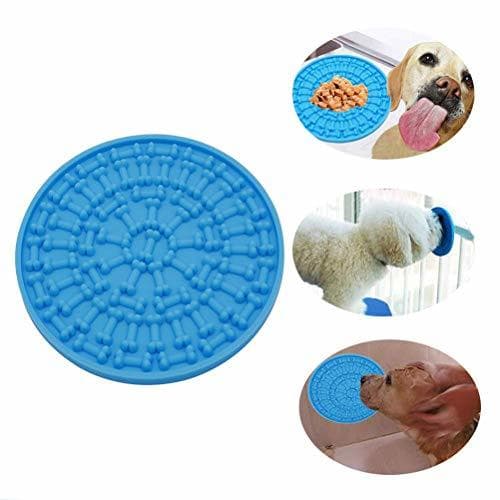 Place N / A Dog Bath Lick Mat Pad Slow Feeder Dog Licking