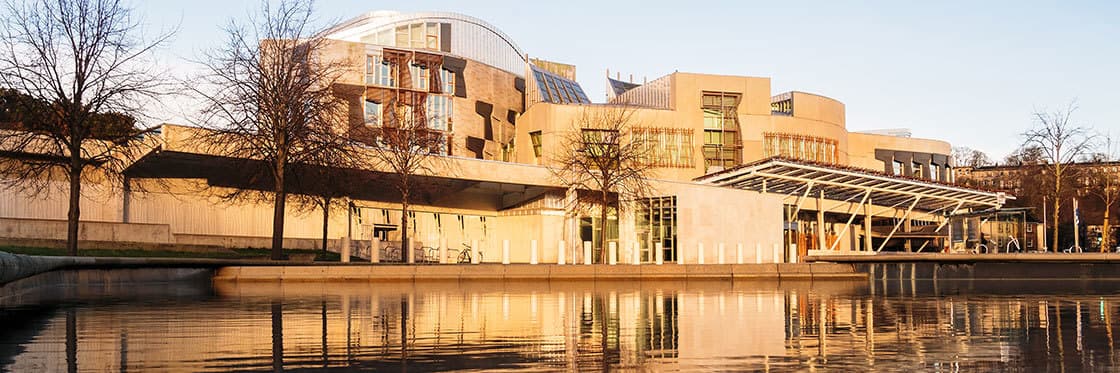 Lugar Edificio del Parlamento de Escocia