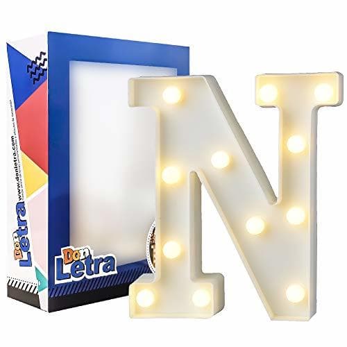 Elemento de la categoría hogar DON LETRA Letras Luminosas Decorativas con Luces LED