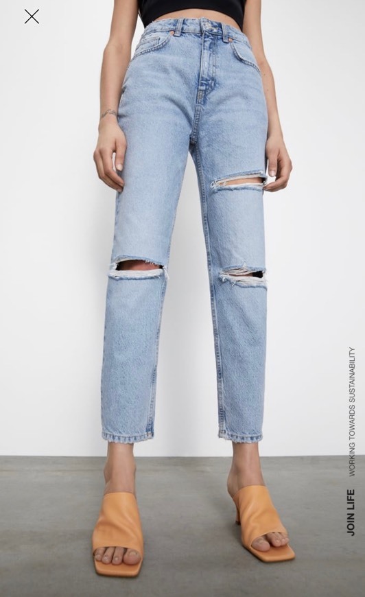 Producto Calças Mum Jeans Rasgões  