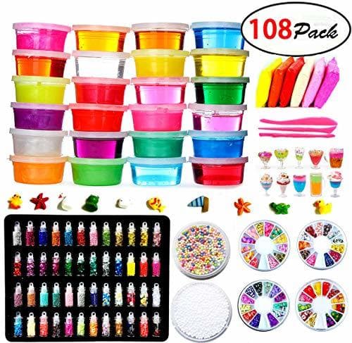 Product DIY Slime Kit - 24 Colores Kit de Slime Esponjoso con 48